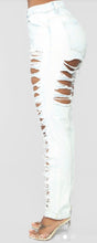 Load image into Gallery viewer, On The Edge Distressed Jeans