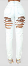 Load image into Gallery viewer, On The Edge Distressed Jeans