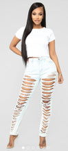 Load image into Gallery viewer, On The Edge Distressed Jeans