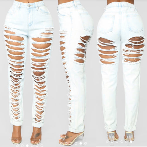 On The Edge Distressed Jeans