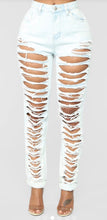 Load image into Gallery viewer, On The Edge Distressed Jeans