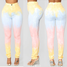 Load image into Gallery viewer, Tie Dye High Rise Jeans