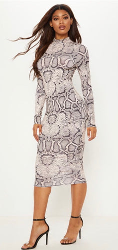 No Snakes Midi Dress