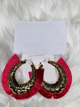 Load image into Gallery viewer, Gold &amp; Pink Earrings