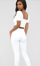 Load image into Gallery viewer, White Crop Top