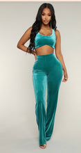 Load image into Gallery viewer, Teal Velvet Set