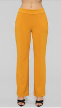 Load image into Gallery viewer, Wide Leg Mustard Pants