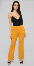 Load image into Gallery viewer, Wide Leg Mustard Pants