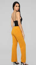 Load image into Gallery viewer, Wide Leg Mustard Pants