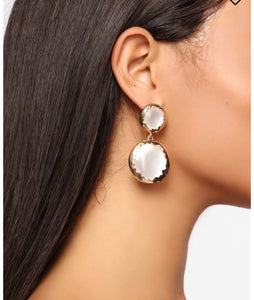 Moon Drop Earrings