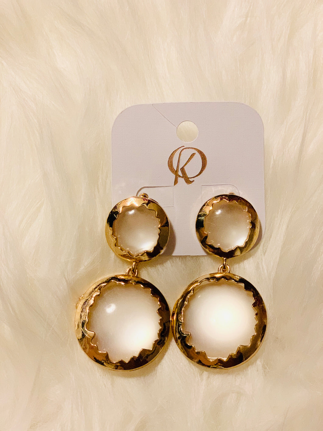 Moon Drop Earrings