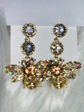 Load image into Gallery viewer, Buzzing Bee Earrings