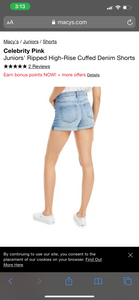 Celebrity Jeans Shorts